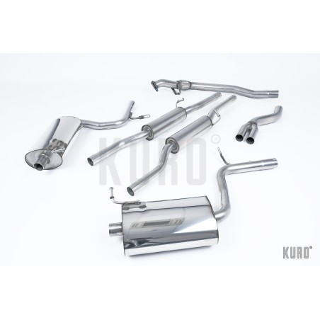 Milltek Audi A4 1.8T B6 quattro 163KM Cat-back Resonated