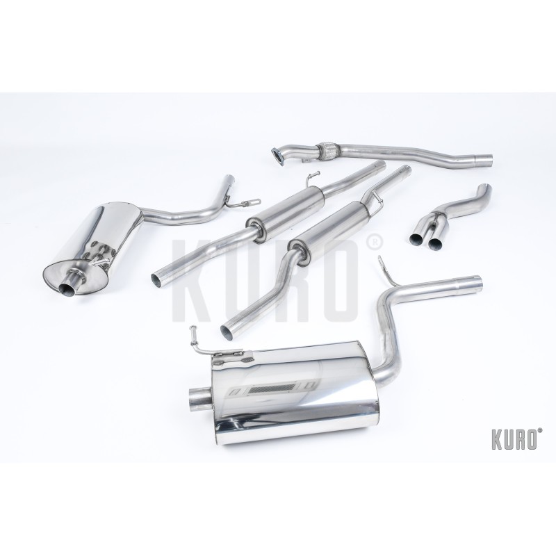 Milltek Audi A4 1.8T B6 quattro 190KM Cat-back Resonated