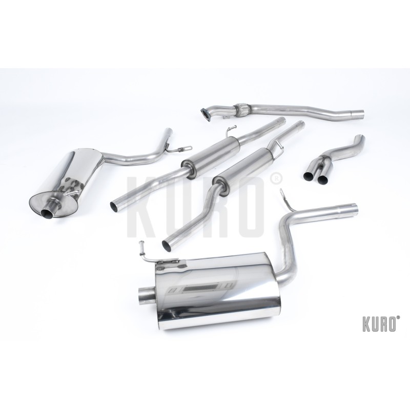 Milltek Audi A4 2.0 TFSI B7 quattro Cat-back