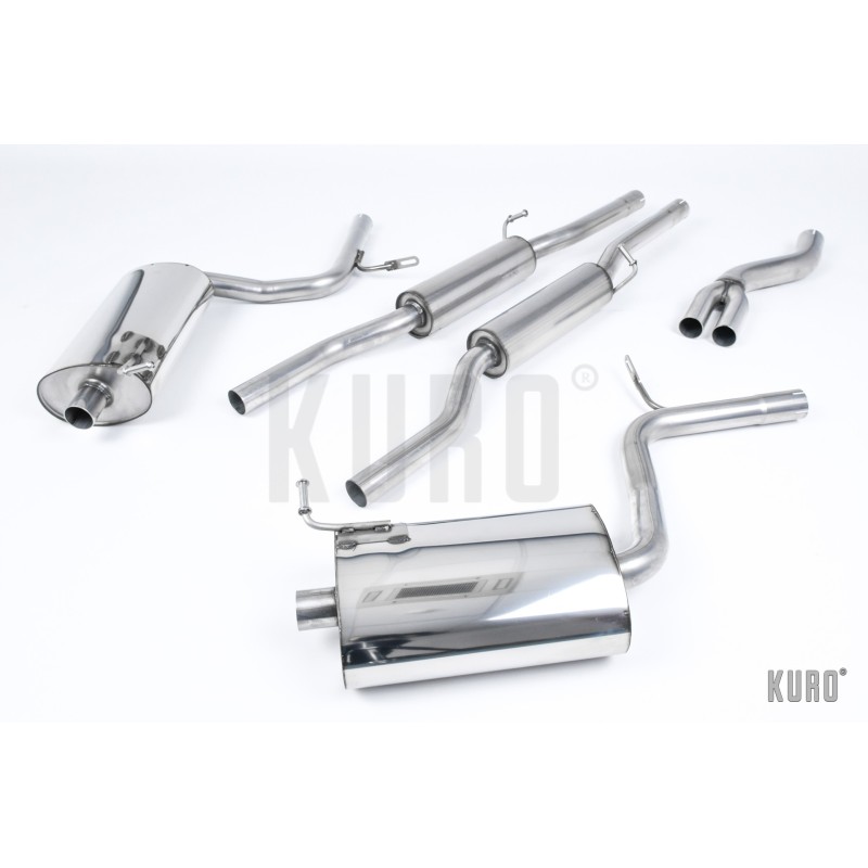 Milltek Audi A4 2.0 TFSI B7 quattro Cat-back (manual)