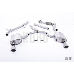 Milltek Audi A4 B9 2.0 TFSI Cat-back Non-resonated