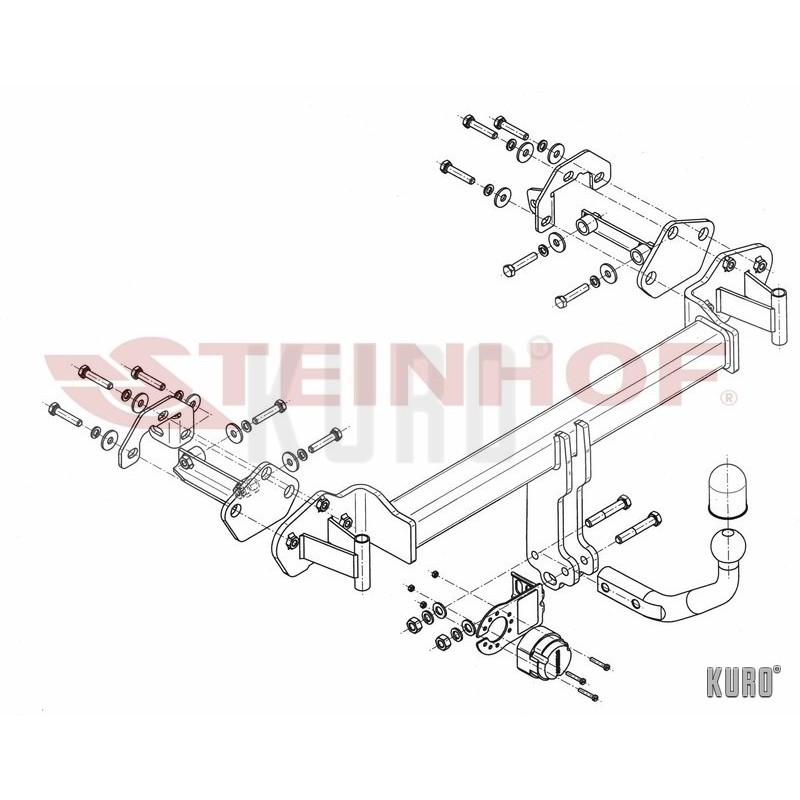 Steinhof hak holowniczy BMW Serii 3 E46 1998-2005