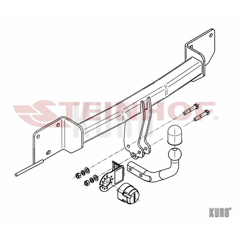 Steinhof hak holowniczy BMW Seria 3 E90 2005-2011