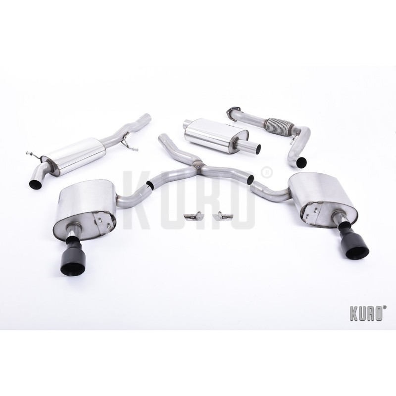Milltek Audi A4 B9 2.0 TFSI Cat-back Resonated (EC)