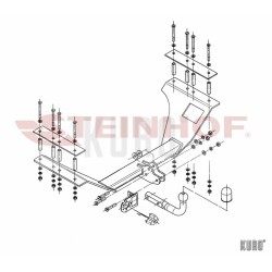 Steinhof hak holowniczy Honda CR-V 2002-2006