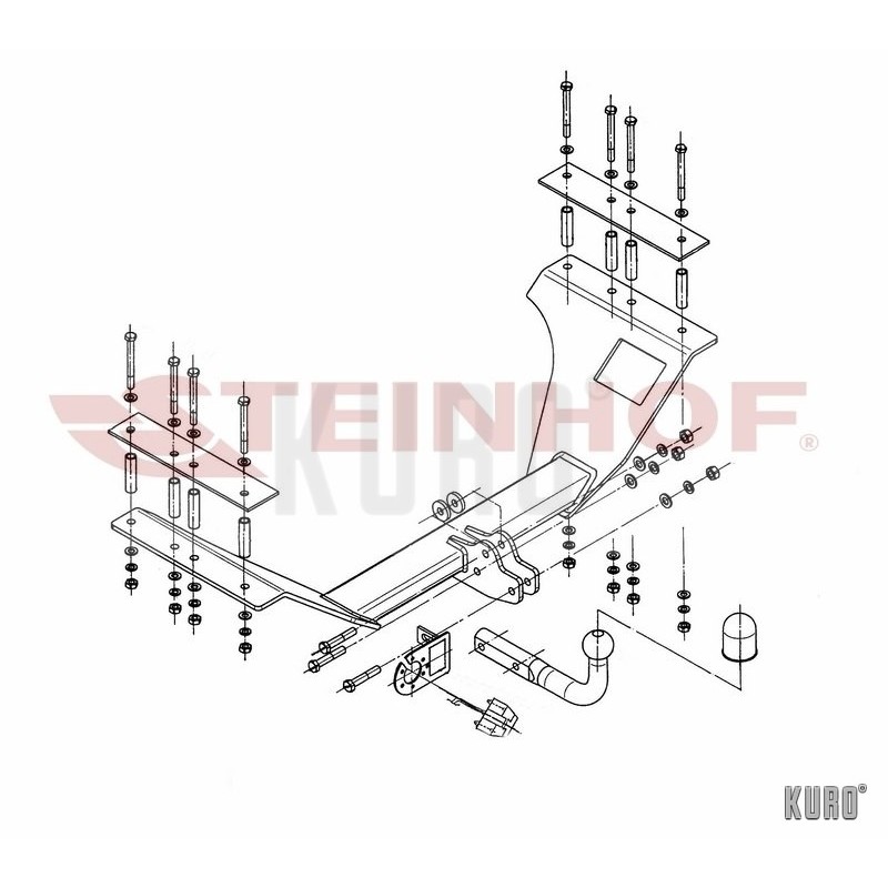 Steinhof hak holowniczy Honda CR-V 2002-2006
