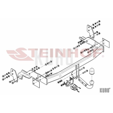 Steinhof hak holowniczy Kia Sorento 2002-2006