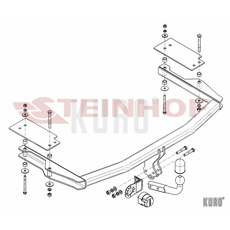 Steinhof hak holowniczy Mazda 6 Kombi 2002-2007
