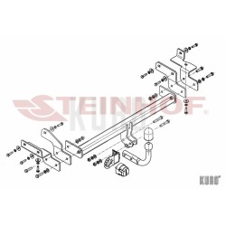 Steinhof hak holowniczy Mitsubishi Lancer Sedan 2003-2007