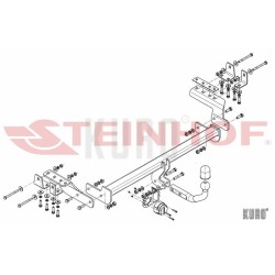 Steinhof hak holowniczy Mitsubishi Lancer Sportback 2008-2012