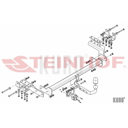 Steinhof hak holowniczy Mitsubishi Lancer Sportback 2008-2012