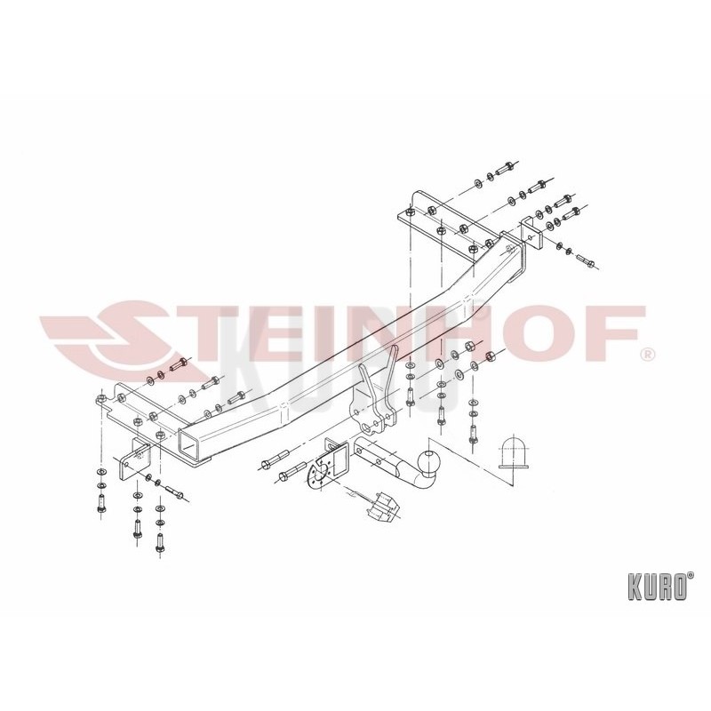 Steinhof hak holowniczy Nissan X-Trail 2001-2007