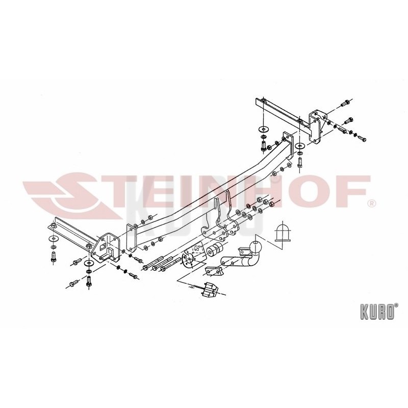 Steinhof hak holowniczy Honda Civic VIII Hatchback 2006-2011