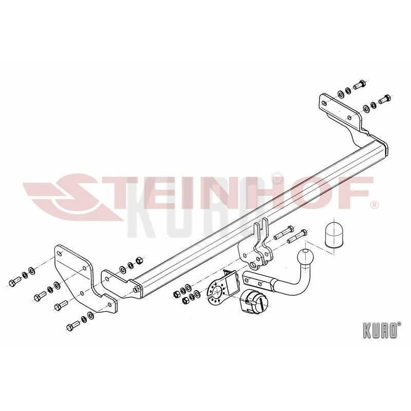 Steinhof hak holowniczy Hyundai Accent 2006-2010