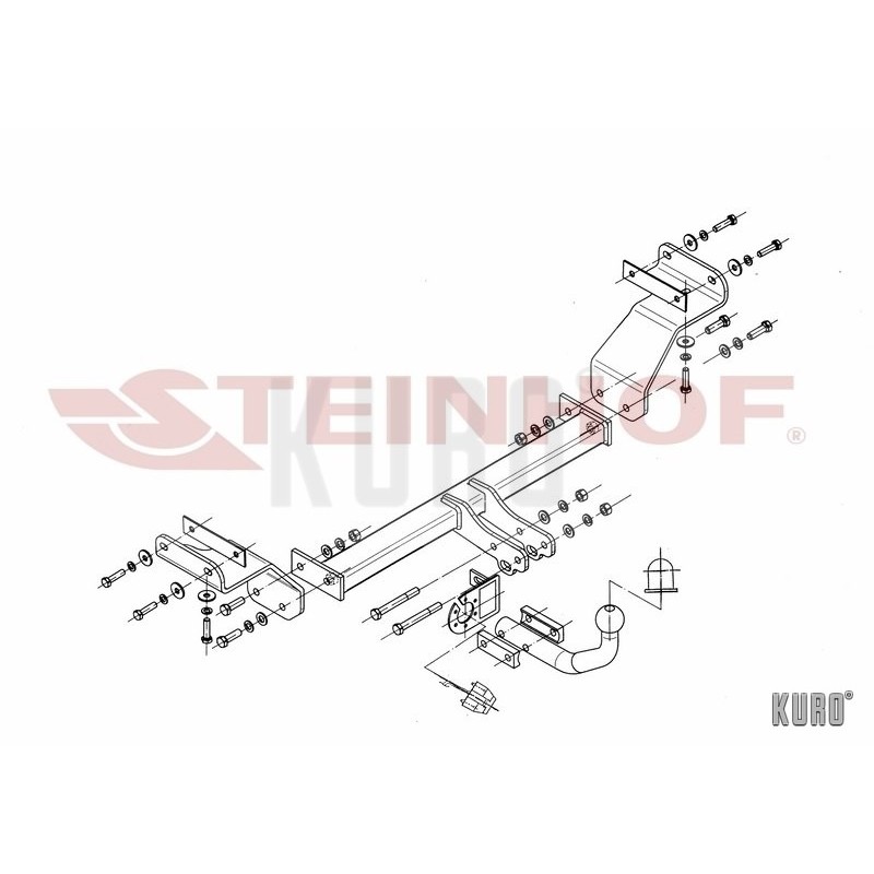 Steinhof hak holowniczy Kia Cee’d I SW 2007-2012
