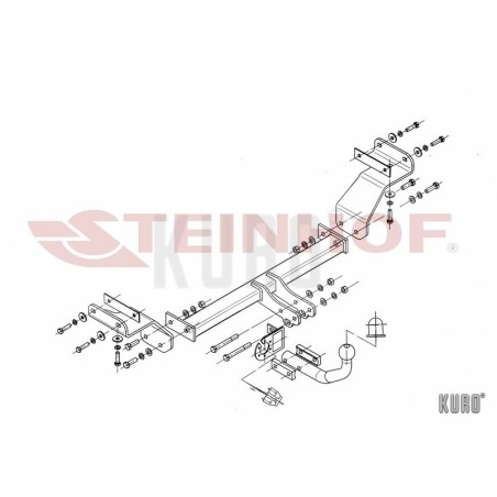 Steinhof hak holowniczy Kia Cee’d I SW 2007-2012
