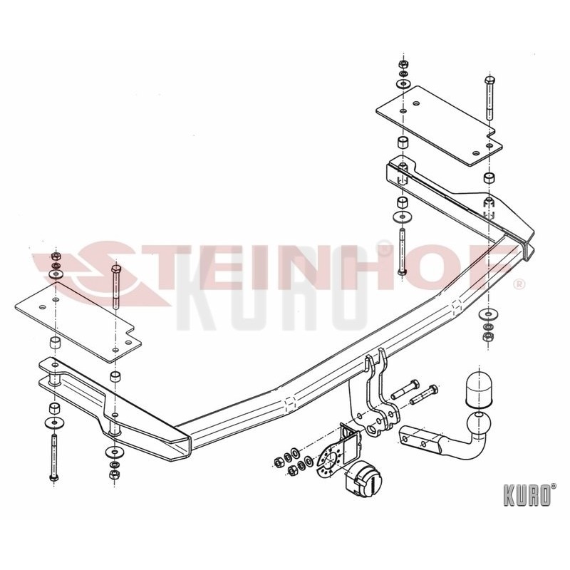Steinhof hak holowniczy Mazda 6 Hatchback 2002-2007