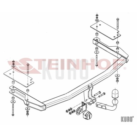 Steinhof hak holowniczy Mazda 6 Hatchback 2002-2007