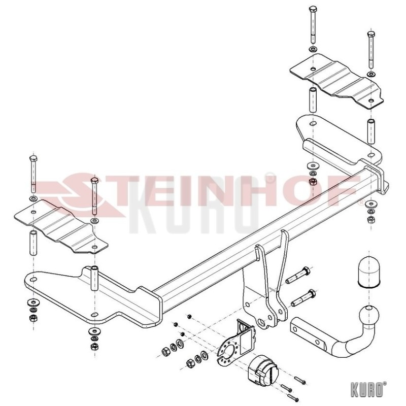 Steinhof hak holowniczy Opel Vectra C 2002-2008