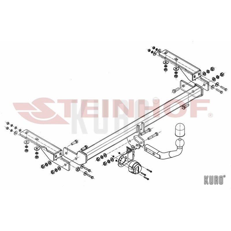 Steinhof hak holowniczy Peugeot 308 I Hatchback 2011-2013