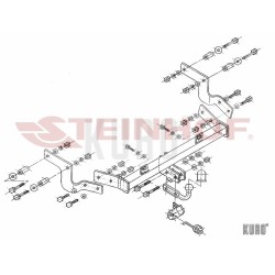 Steinhof hak holowniczy Peugeot Partner 2003-2009