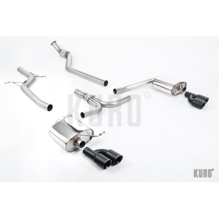 Milltek Audi A4/A5 B8 2.0 TFSI Cat-back Non-Resonated Quad