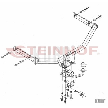 Steinhof hak holowniczy Seat Leon I 1999-2005
