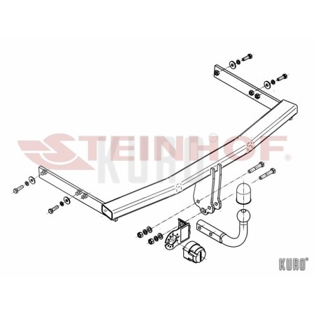 Steinhof hak holowniczy Seat Ibiza Hatchback 2008-2017