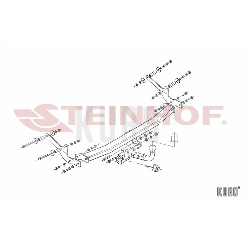Steinhof hak holowniczy Renault Clio III Hatchback 2005-2012