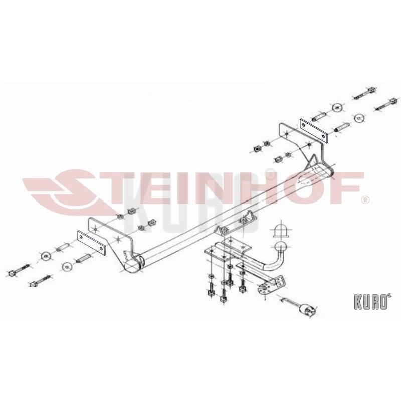 Steinhof hak holowniczy Renault Kangoo I 1997-2008