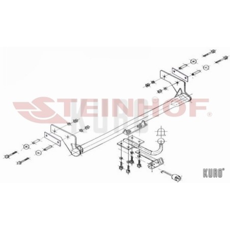 Steinhof hak holowniczy Renault Kangoo I 1997-2008