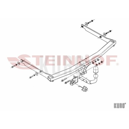 Steinhof hak holowniczy Ford C-MAX I 2003-2010