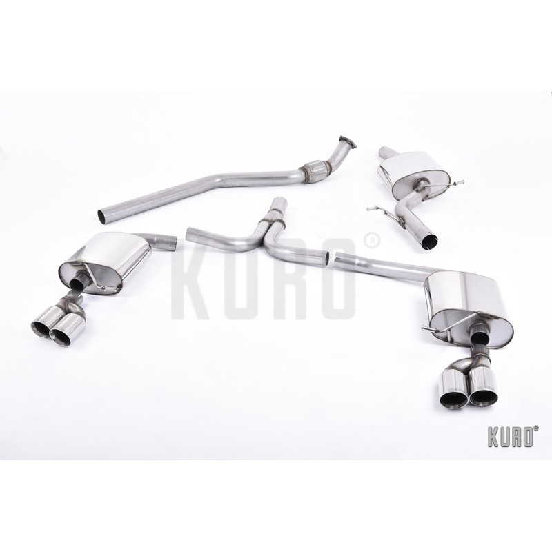 Milltek Audi A5 2.0 TFSI Cat-back Quad