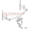 Steinhof hak holowniczy Audi A4 Sedan 2000-2004