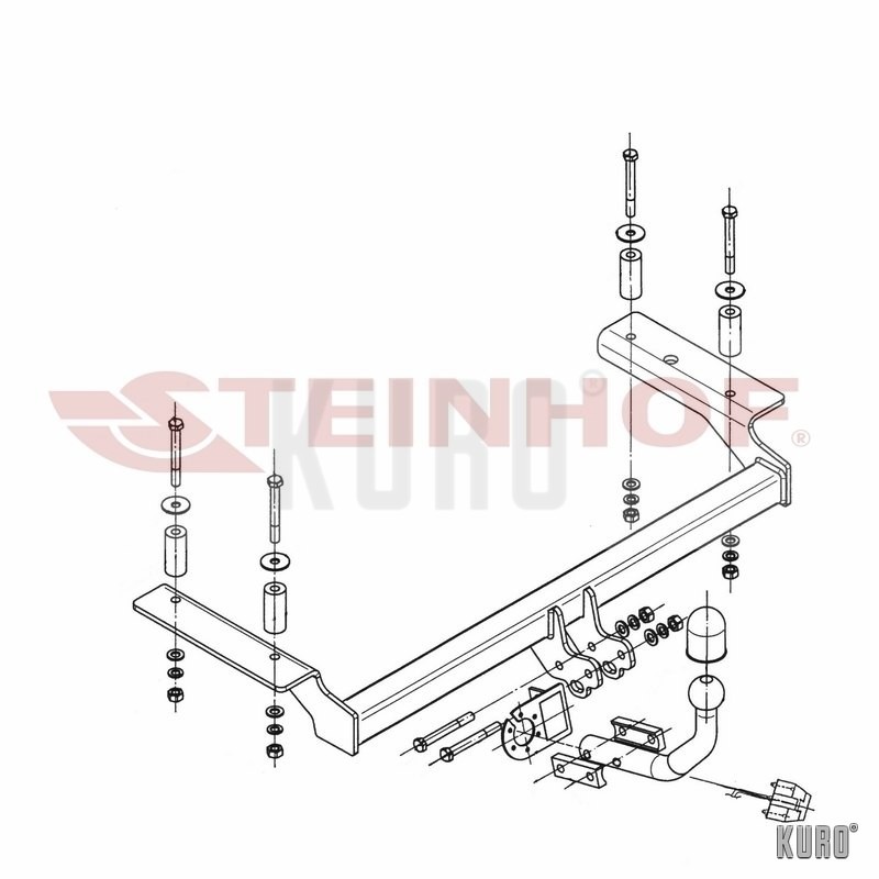 Steinhof hak holowniczy Chevrolet Aveo Hatchback 2008-2011