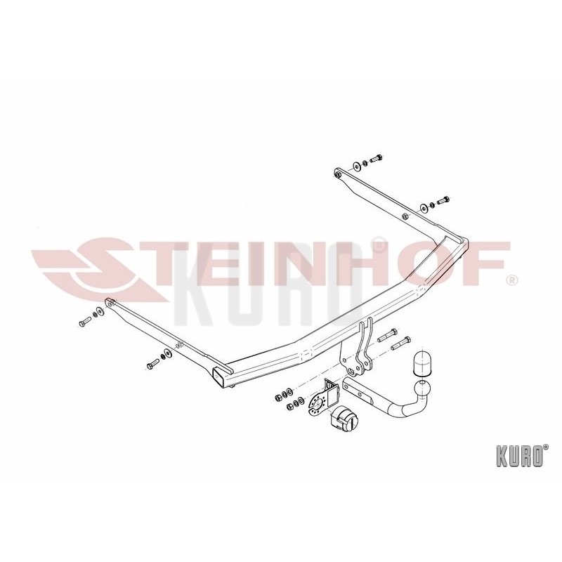 Steinhof hak holowniczy Mazda 3 Sedan 2009-2013