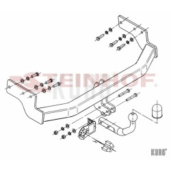 Steinhof hak holowniczy Mazda CX-9 2007-2012
