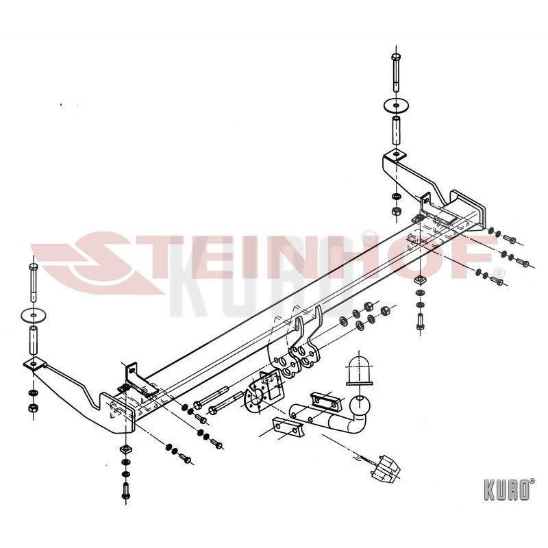 Steinhof hak holowniczy Fiat Doblo I 2000-2009