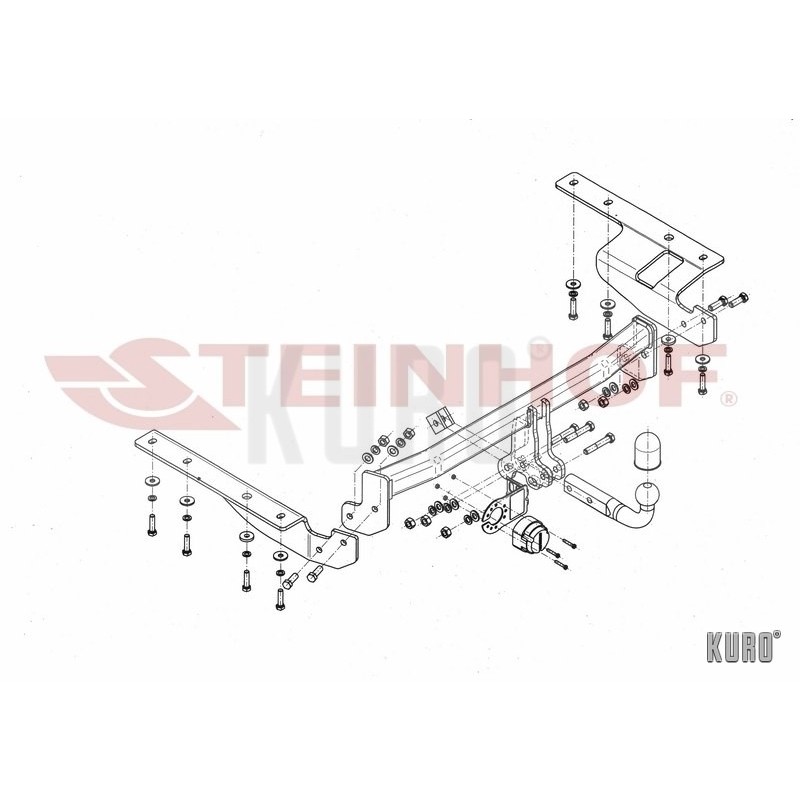 Steinhof hak holowniczy Honda CR-V 2007-2012