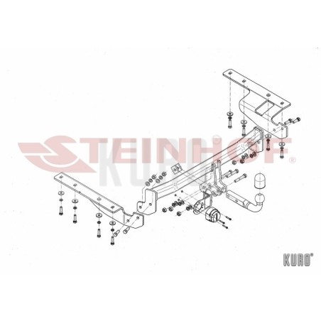 Steinhof hak holowniczy Honda CR-V 2007-2012