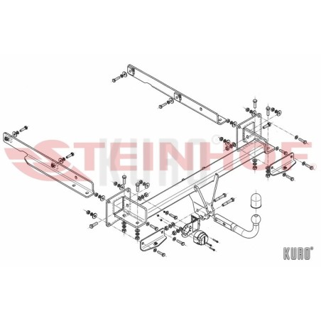 Steinhof hak holowniczy Mercedes-Benz GL 2006-2012