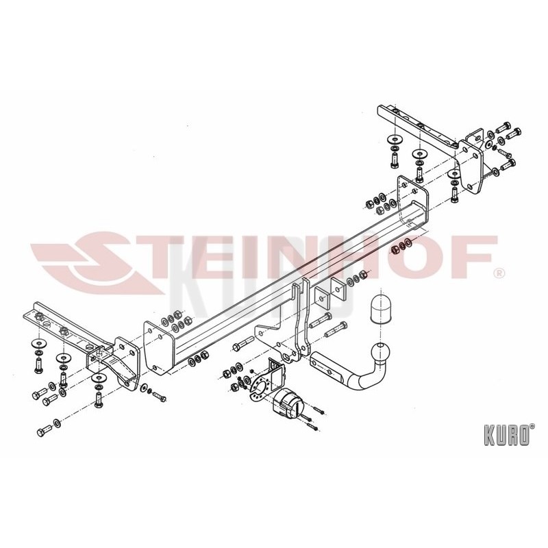 Steinhof hak holowniczy Honda FR-V 2005-2009