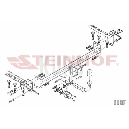 Steinhof hak holowniczy Honda FR-V 2005-2009