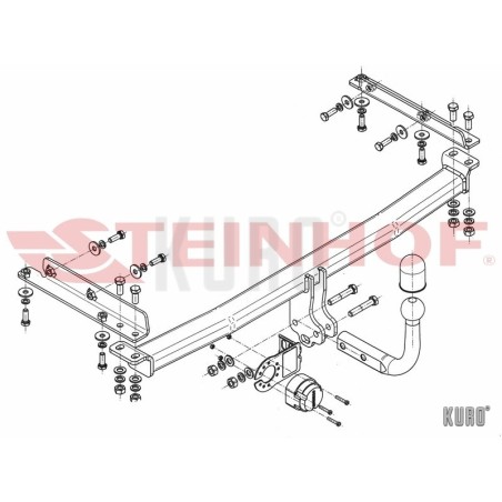Steinhof hak holowniczy Nissan Micra 2003-2010