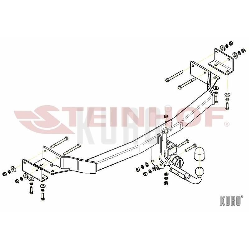 Steinhof hak holowniczy Kia Sorento II 2009-2012
