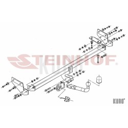 Steinhof hak holowniczy Kia Soul I 2009-2014