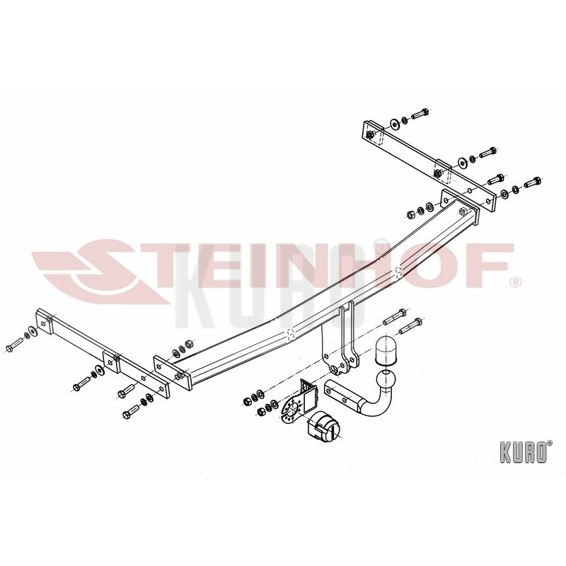 Steinhof hak holowniczy Mazda 6 Kombi 2008-2012