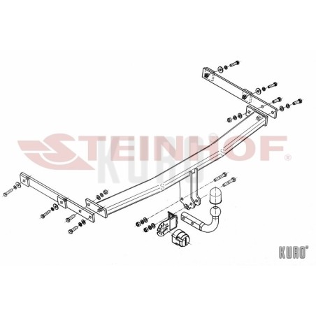 Steinhof hak holowniczy Mazda 6 Kombi 2008-2012