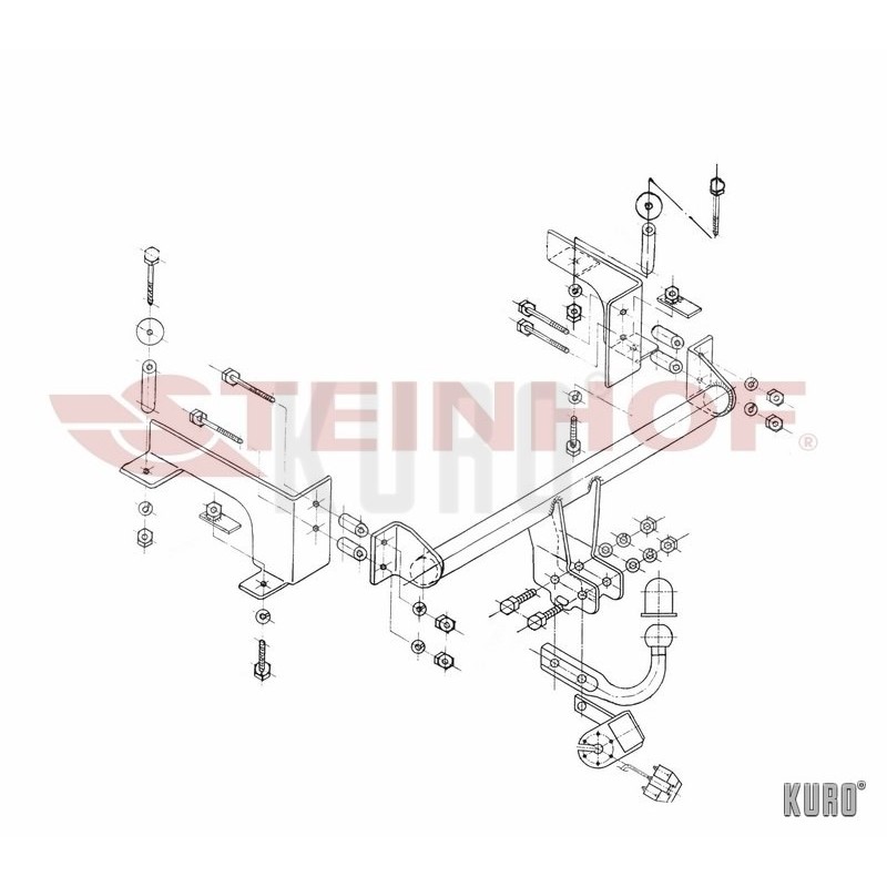 Steinhof hak holowniczy Opel Combo C 2002-2011