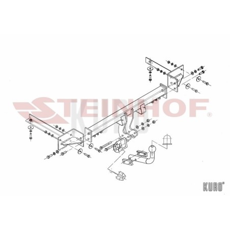 Steinhof hak holowniczy Opel Corsa D 2006-2014